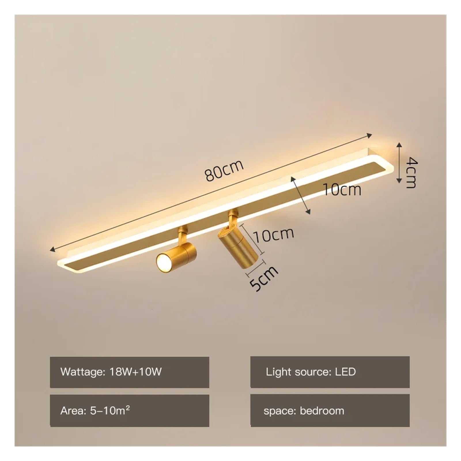 Nowoczesne żyrandole sufitowe LED z reflektorami, Akrylowa czarna lampa sufitowa do salonu, kuchni, korytarza, oświetlenia wewnętrznego, żyrandol-czarna-80 cm