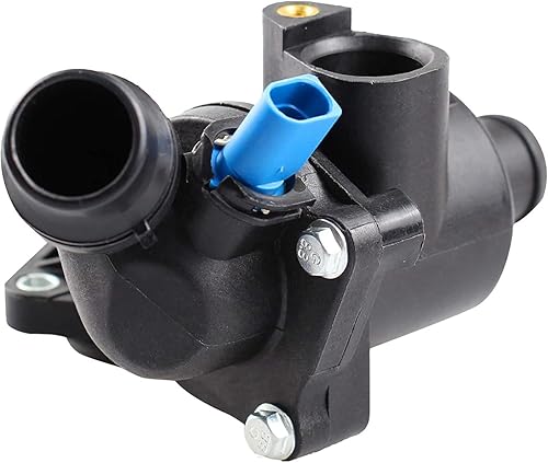Miniatura 4 de Conjunto de carcasa del termostato del refrigerante del motor Salida de agua con junta tórica de sensor para Audi A4 1.8L 2002-2006  Para Audi A4
