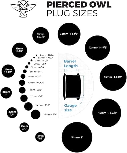 Miniatura 2 de Pierced Owl - Tapones de silla de montar de piedra semipreciosa de ojo de tigre natural, se venden por par