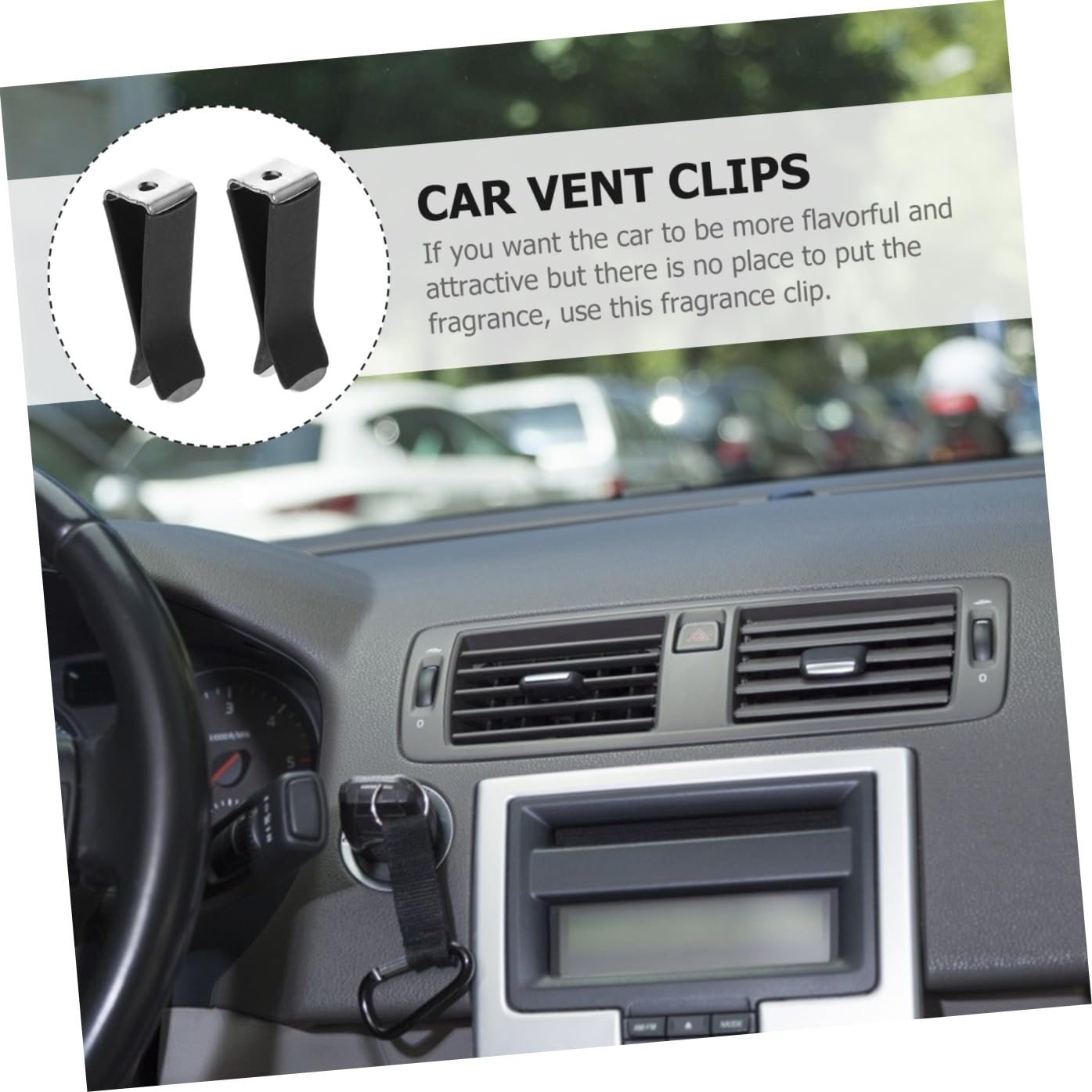 Hemobllo 10 Sätze Luftauslassclip Air Vent Parfüm Clip Lüftungsclips Für Auto Erfrischer Auto-diffusor-entlüftungsclip Lüftungsschelle Für Auto-klimaanlage Ferromangan Schwarz 30 Stück * 10