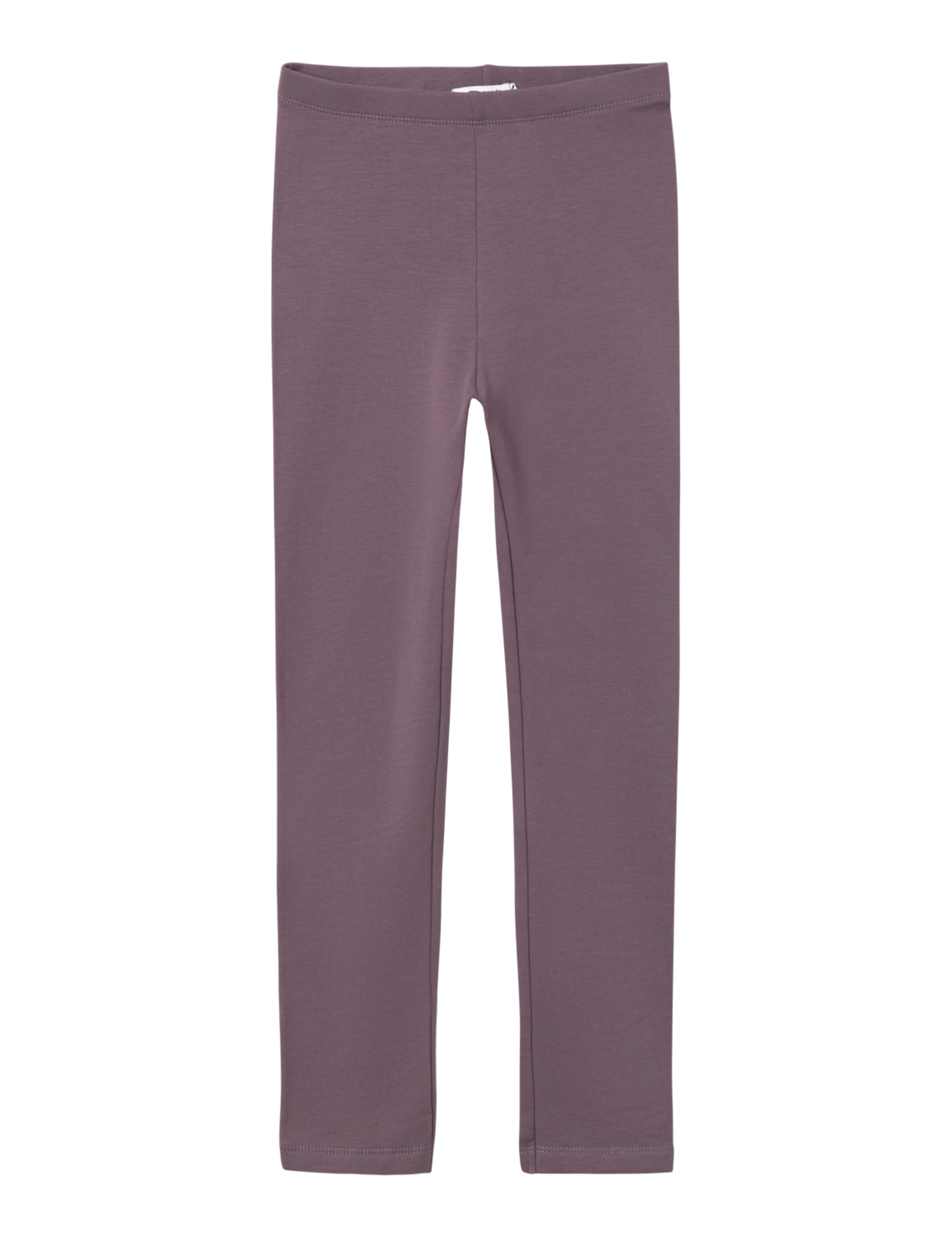 NAME IT Girls Nkfdavina Solid SWE Bru Noos Leggings for, Arctic Dusk, 140 UK