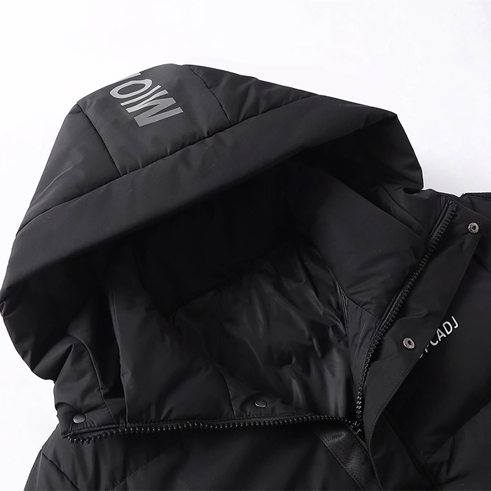 Genérico Plumas Hombre Ligero, Chaquetas Invierno para Hombre,Chaqueta Acolchada Larga hasta La Rodilla con Capucha De Invierno para Hombre Y Mujer Chaqueta De Invierno