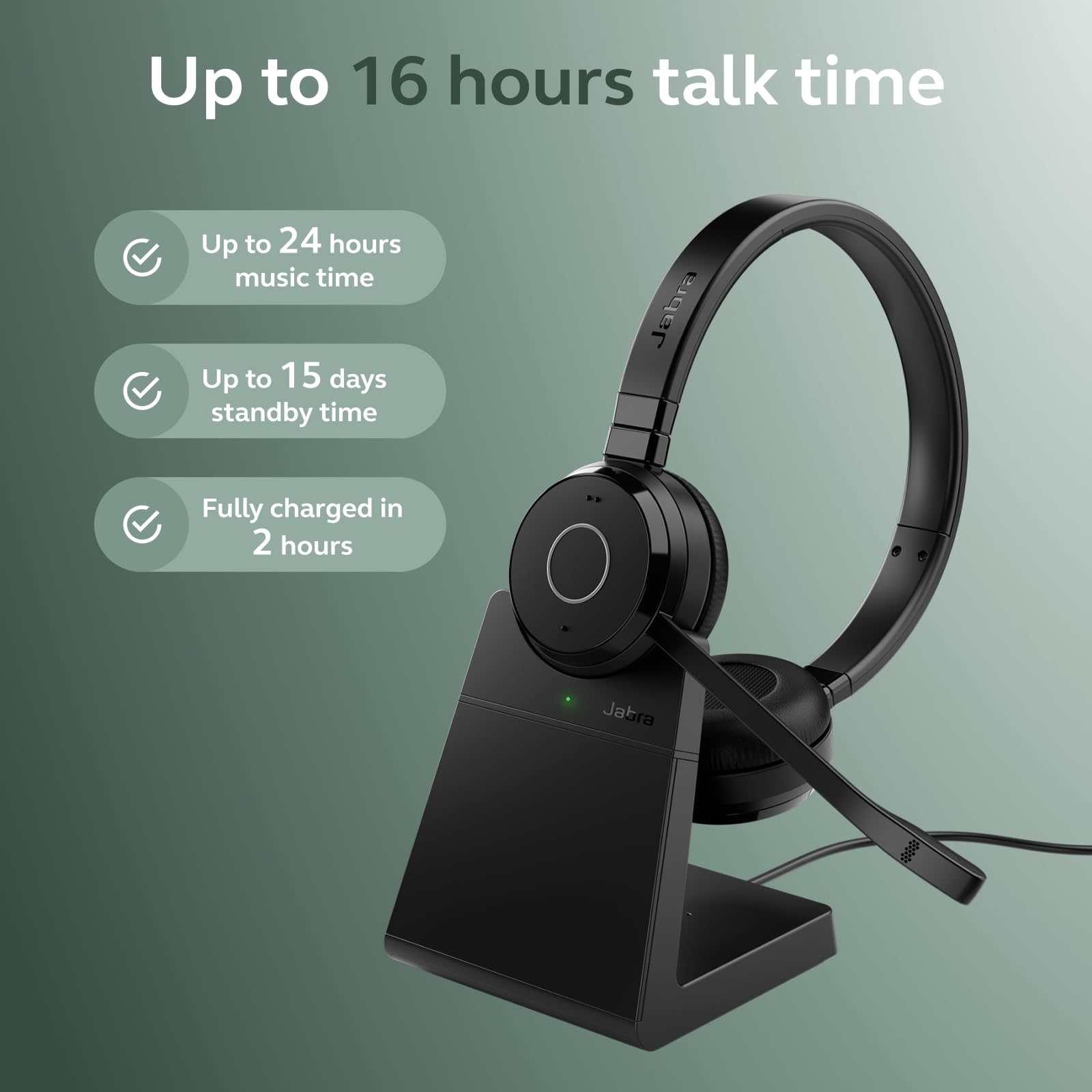Amazon.com: Jabra Evolve 65 TE (Third Edition) Wireless Dual-Ear