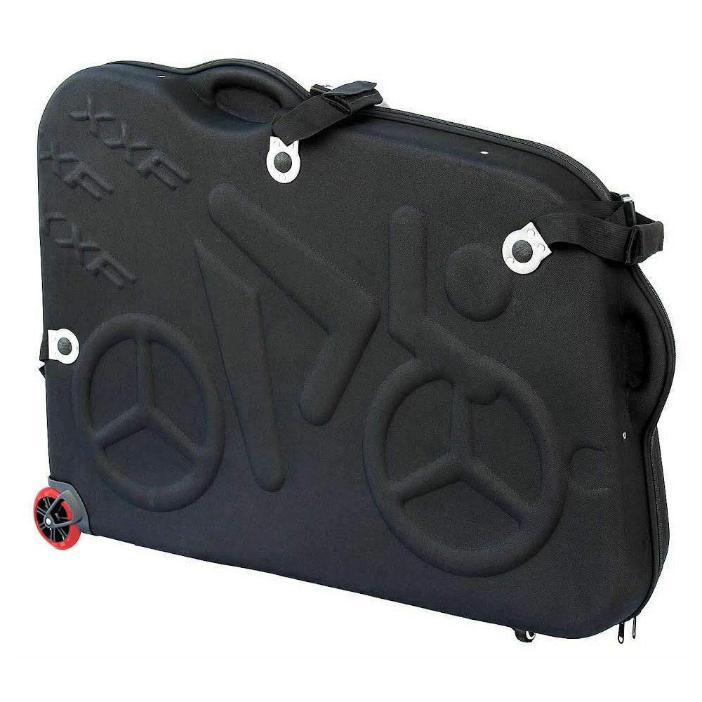 Fahrradladebox Eva Hardbox Rennrad Mountainbike wasserdichte Frachtverpackungsbox mit Rollrad-Reisebox Kompatibel mit 700C 26-Zoll / 27,5-Zoll-Rennrad