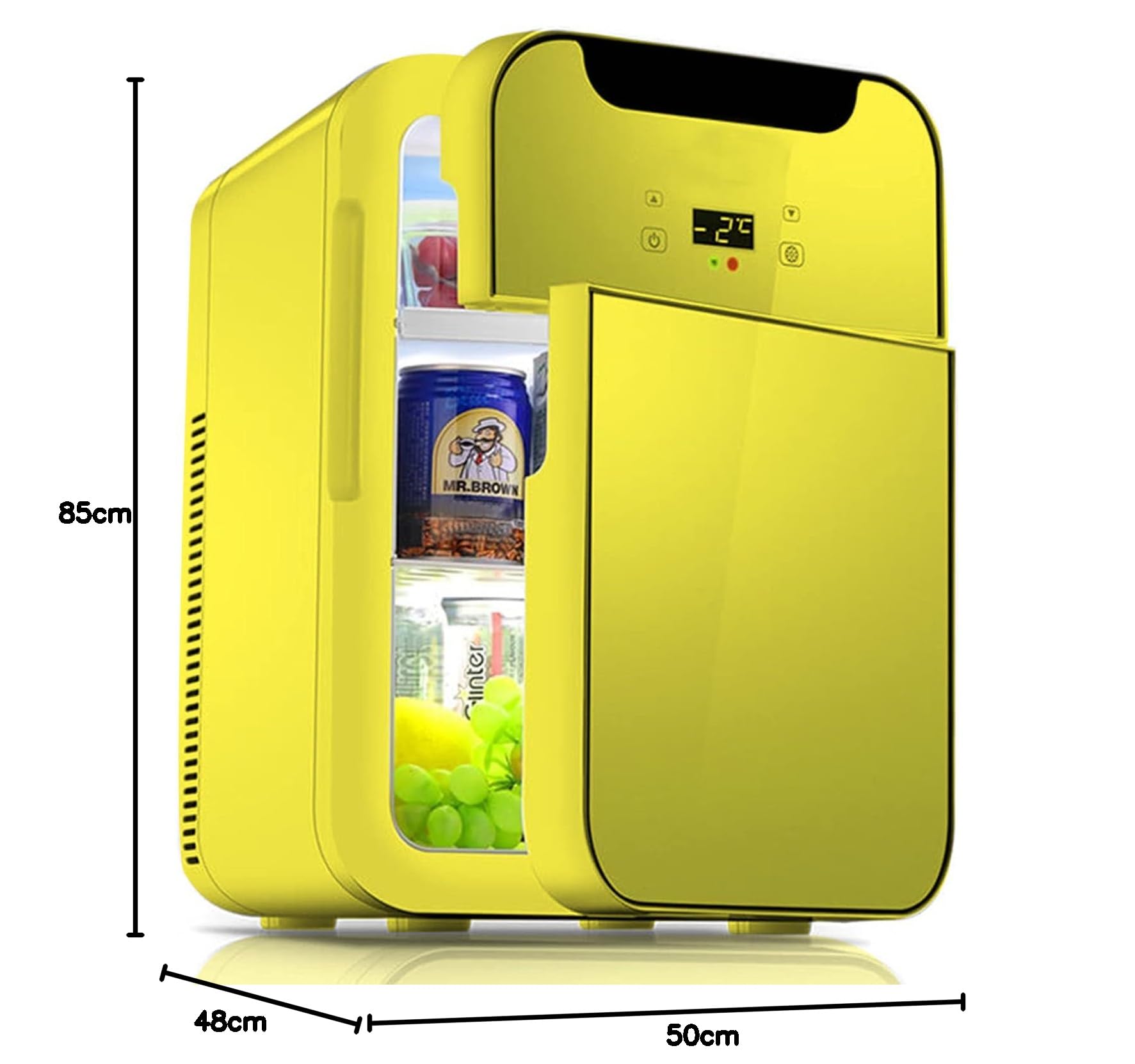 Amazon | 冷蔵庫 20L ミニ冷蔵庫 LCD温度表示 冷温庫 ペルチェ式
