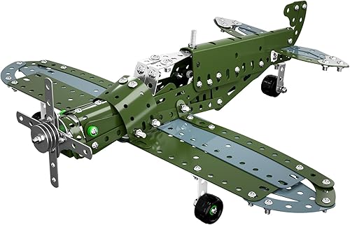 Miniatura 8 de Lucky Doug Juguetes de construcción modelo de avión juego de 258 piezas para proyectos de construcción de bricolaje juguetes para niños de 8 a 12