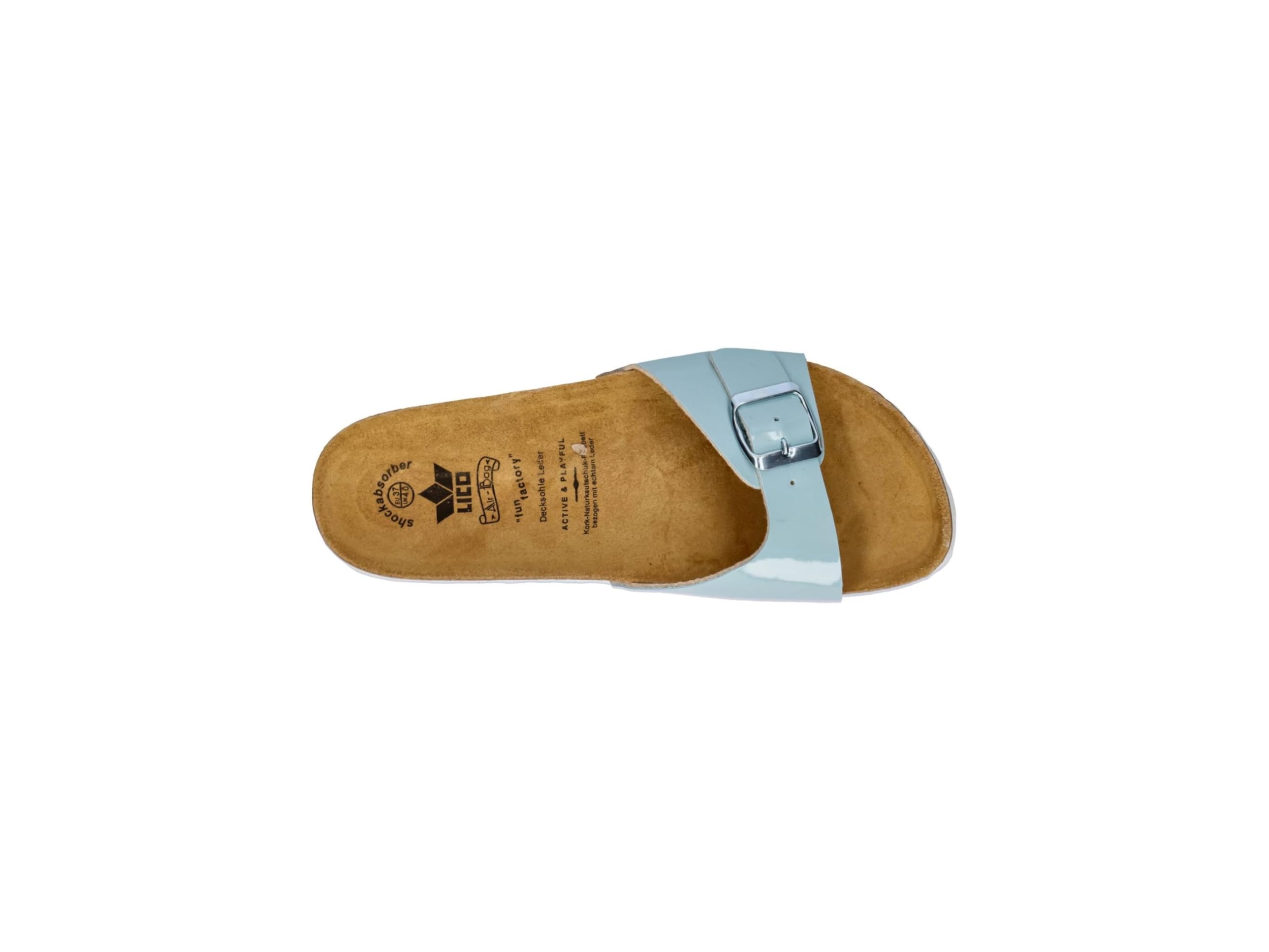 Lico Ciabatte Donna Bioline Once More, Grigio., 40 EU