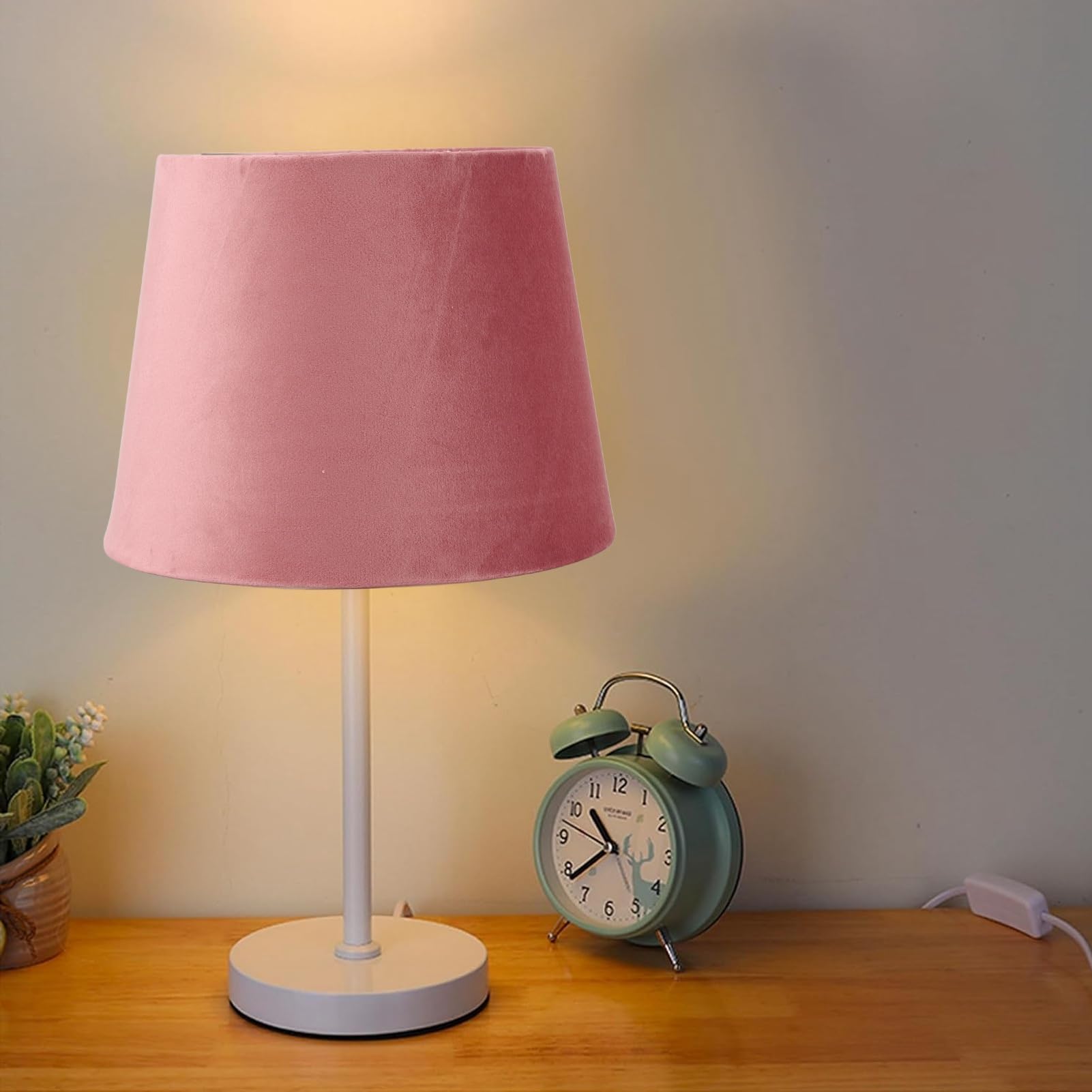 Abat-jour pour Lampadaires, Petits Abat-jour pour Lampes de Table de Remplacement E27 E14, Abat-jour Funky en Velours Doux pour Lampes de Table et Lampadaires (Bordeaux)