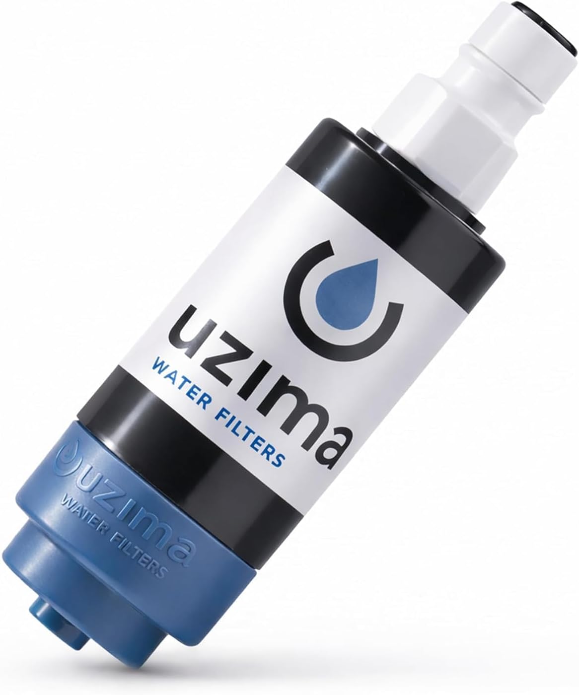 Uzima UZ-1 Water Filter Cartridge Replacement | Gravity Water Filter for UZ-2, UZ-BP, D-Prep | 0.1 Micron Standalone Purifier for Emergency, Survival, Camping, Bug Out Bag