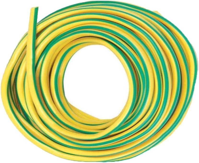 Green Yellow Earth Sleeving PVC ES2 2mm ES3 3mm ES4 4mm Cut Lengths | UK
