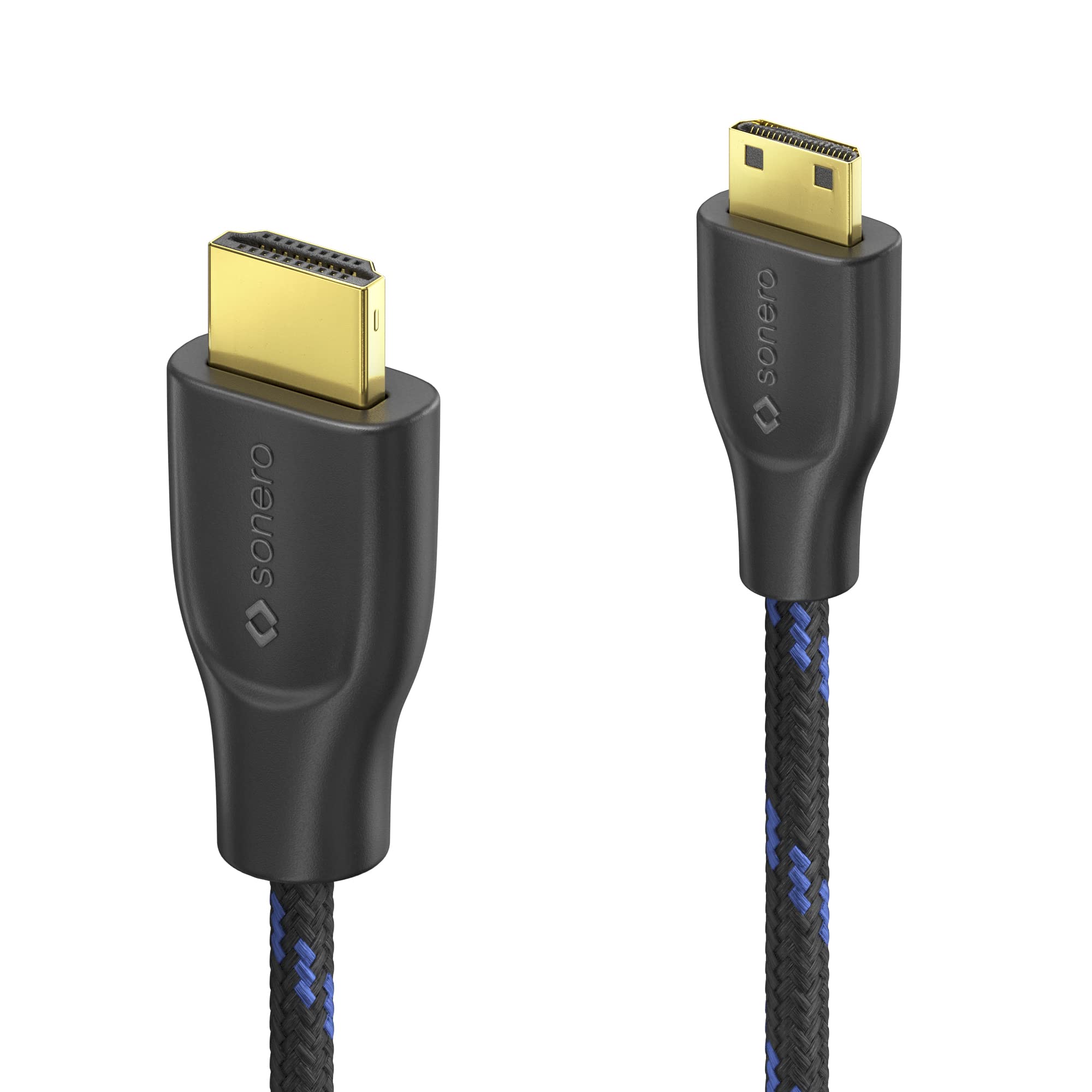 Sonero® 4K Mini HDMI to HDMI Cable, Premium High Speed, 4K 60Hz, Mini HDMI Male to HDMI Male, Gold-Plated Contacts - Image 2