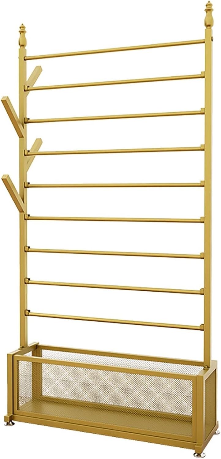 Modern Large Capacity Multifunctional Organizer 9 Tier Upright Wrapping Paper Holder Stand, for Long Rolls/Ribbons/Scarf, Studio Craft Workshops Retail Stores(B)