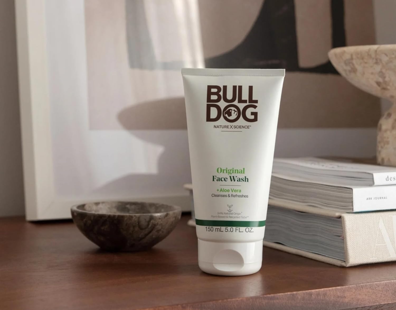 Bulldog Skincare Original Face Wash for Men 150, Men's Grooming, Men's Face Wash Cleanses and Helps Remove Excess Oils, 3 Pack - Image 4