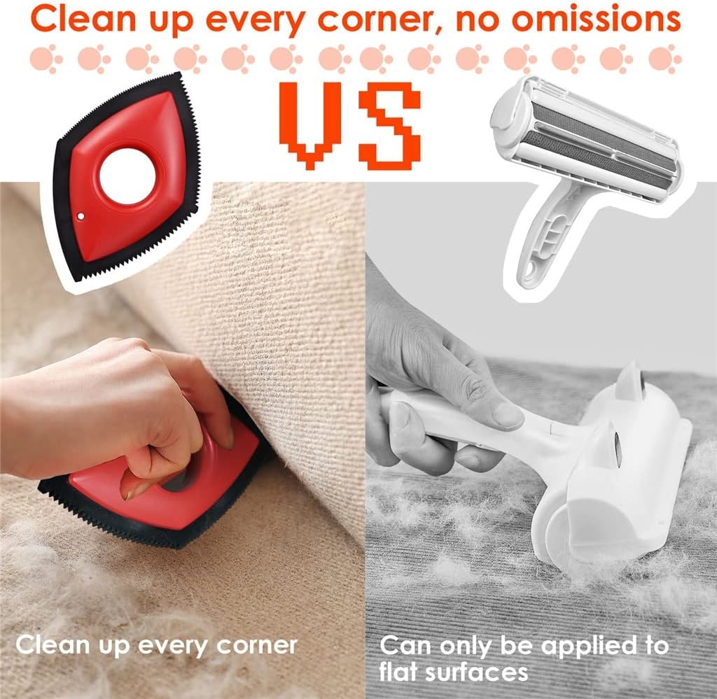 Pet Hair Remover Cat Cleaning Device Carpet Sofa Car Detail Scraper Dog Lint Removal Silicone Brush(D)