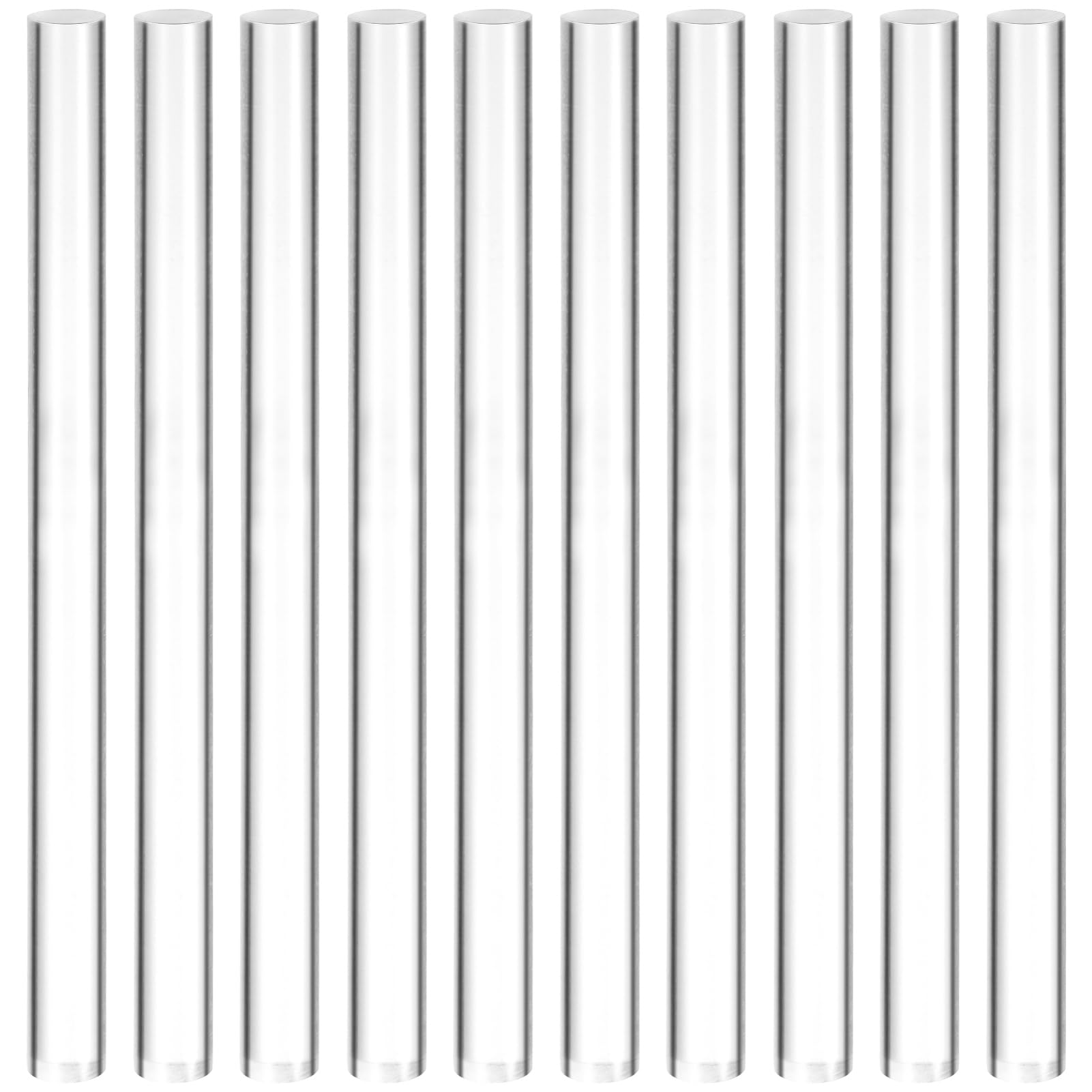 VILLCASE Stick Di Colla Da 100 Pezzi Stick Di Colla A Caldo Trasparenti 7X100mm Mini Stick Di Colla A Caldo Stick Di Colla Hot Melt Piccoli Stick Di Colla Per Lavori Di Riparazione