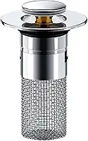Ralo Inteligente para Pia Válvula Click Inox – Anti Odor e Repelente de Insetos, Sistema de Bloqueio Triplo para Banheiro e Cozinha, Instalação Universal Lavabo Escoamento Lavatorio