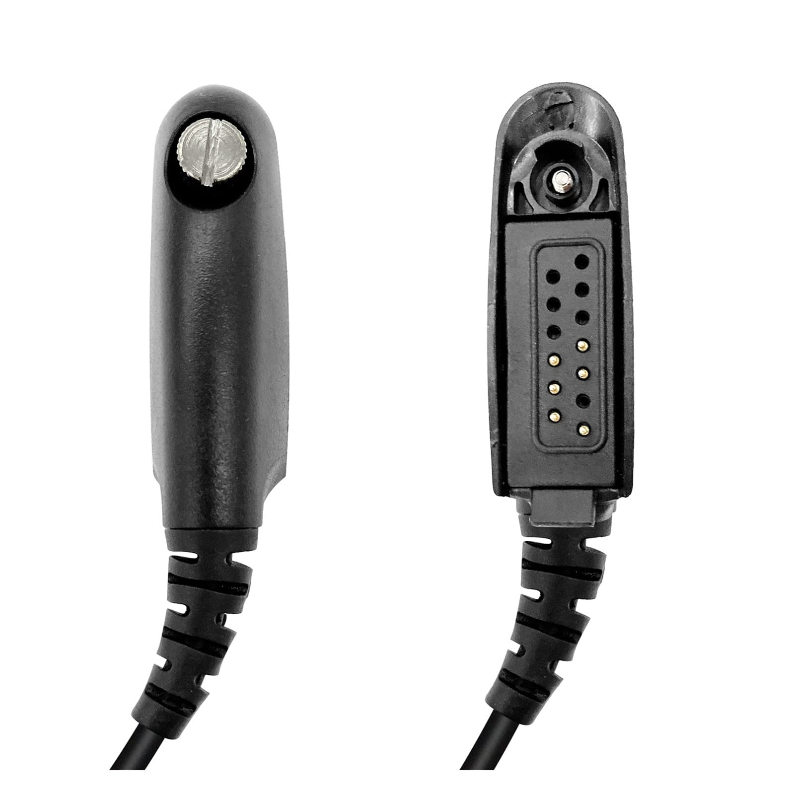 YANGYIYANG Zdalny mikrofon wodoodporny mikrofon mikrofonowy Ptt. Pasuje do Motorola GP140, GP320, GP328, GP329 Walkie Talkie dwukierunkowe radio Walkie talkie mikrofon (Color : Black)