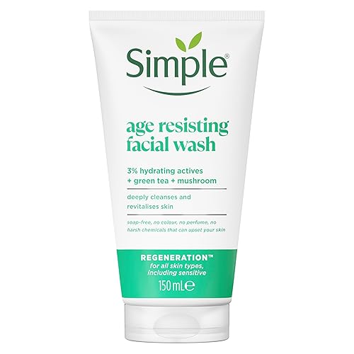 Simple Lavado facial resistente a la edad Regeneración 5.1 fl oz