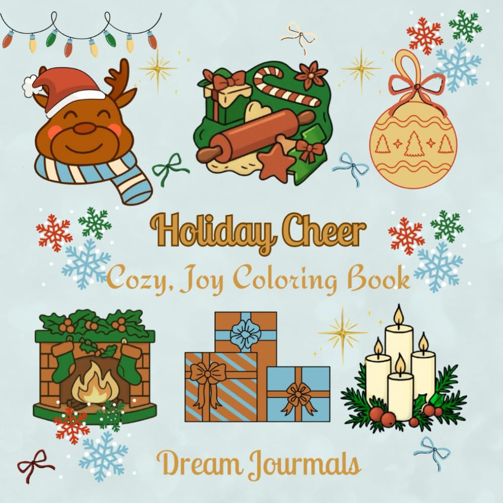 Holiday Cheer: Cozy, Joy Coloring Book