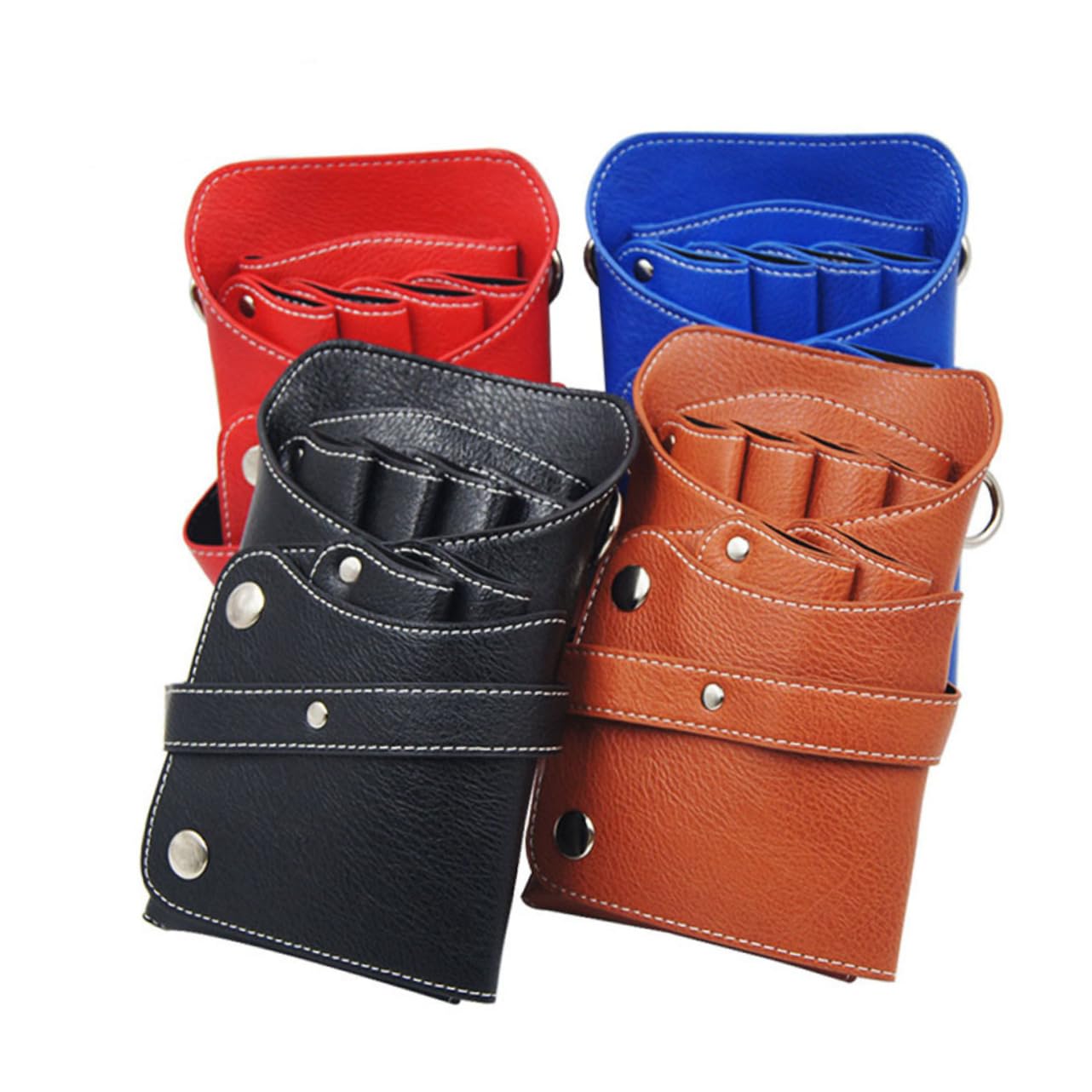 SOESFOUFU Scissor Holder Pouch Barber Tool Kit Tool Organizer Waist Bag Black Hair Stylist Essentials