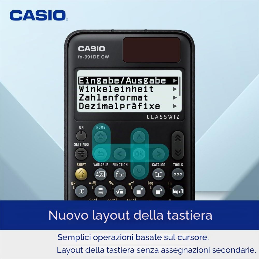 Casio FX-991DE CW ClassWiz calcolatrice scientifica tecnica con Art-case "Space Monkey", menù tedesco (edizione limitata)