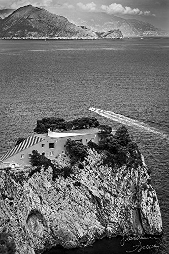 Capri CASA Malaparte 3 cadre décoratif pour sublimer un mur blanc