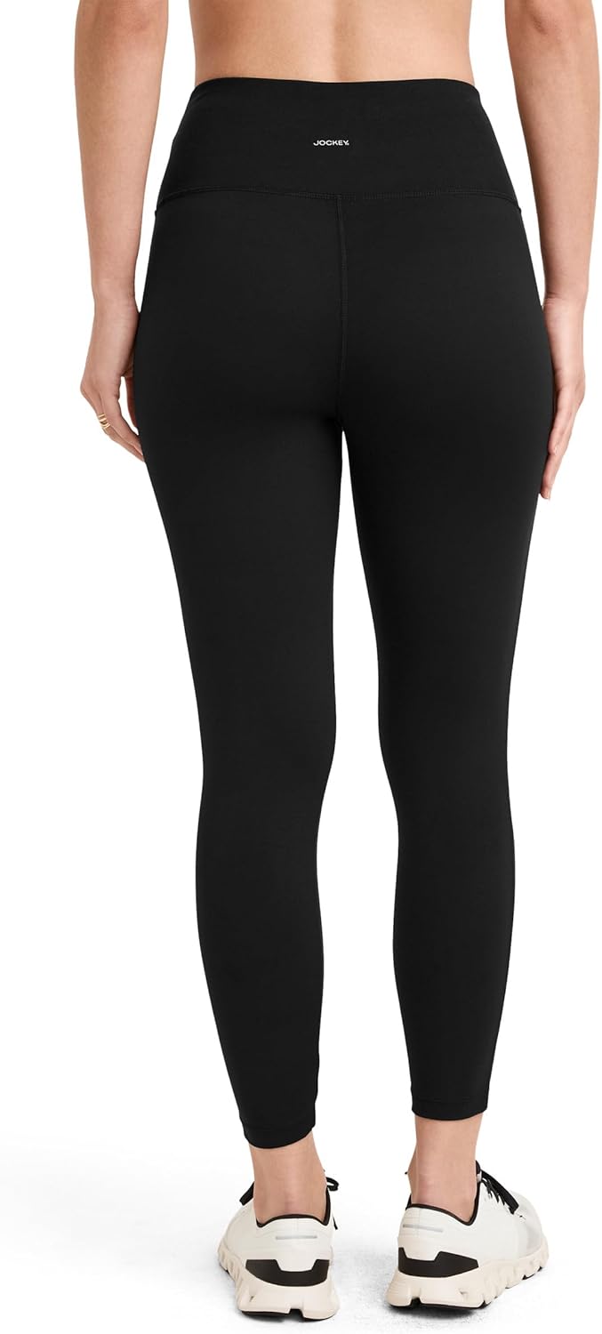 Jockey Womens Pintuck Pocket Crop Leggings - Image 2