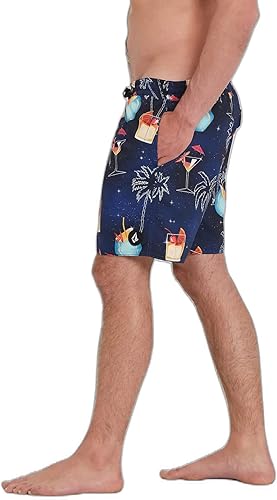 Miniatura 3 de Volcom Traje de baño estándar de 17 pulgadas con cintura elástica para hombre, Lavanda perla