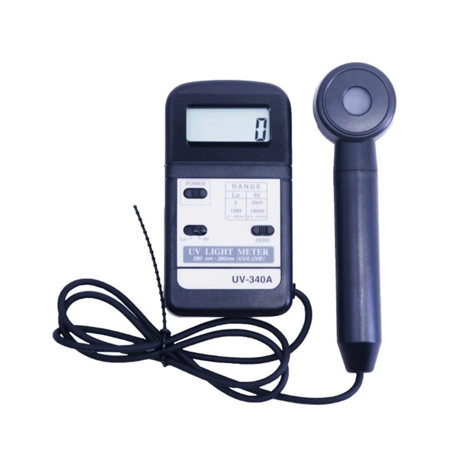 Światłomierz, Miernik światła UV-340A 290-390nm UVA UVB, dwuzakresowy tester promieniowania UV