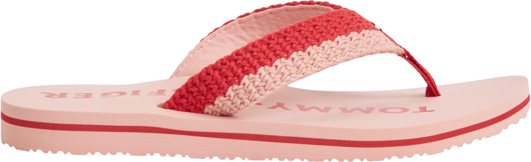 Tommy Hilfiger Femme Th Crochet Summer Sandal Fw0fw09417 Tongs