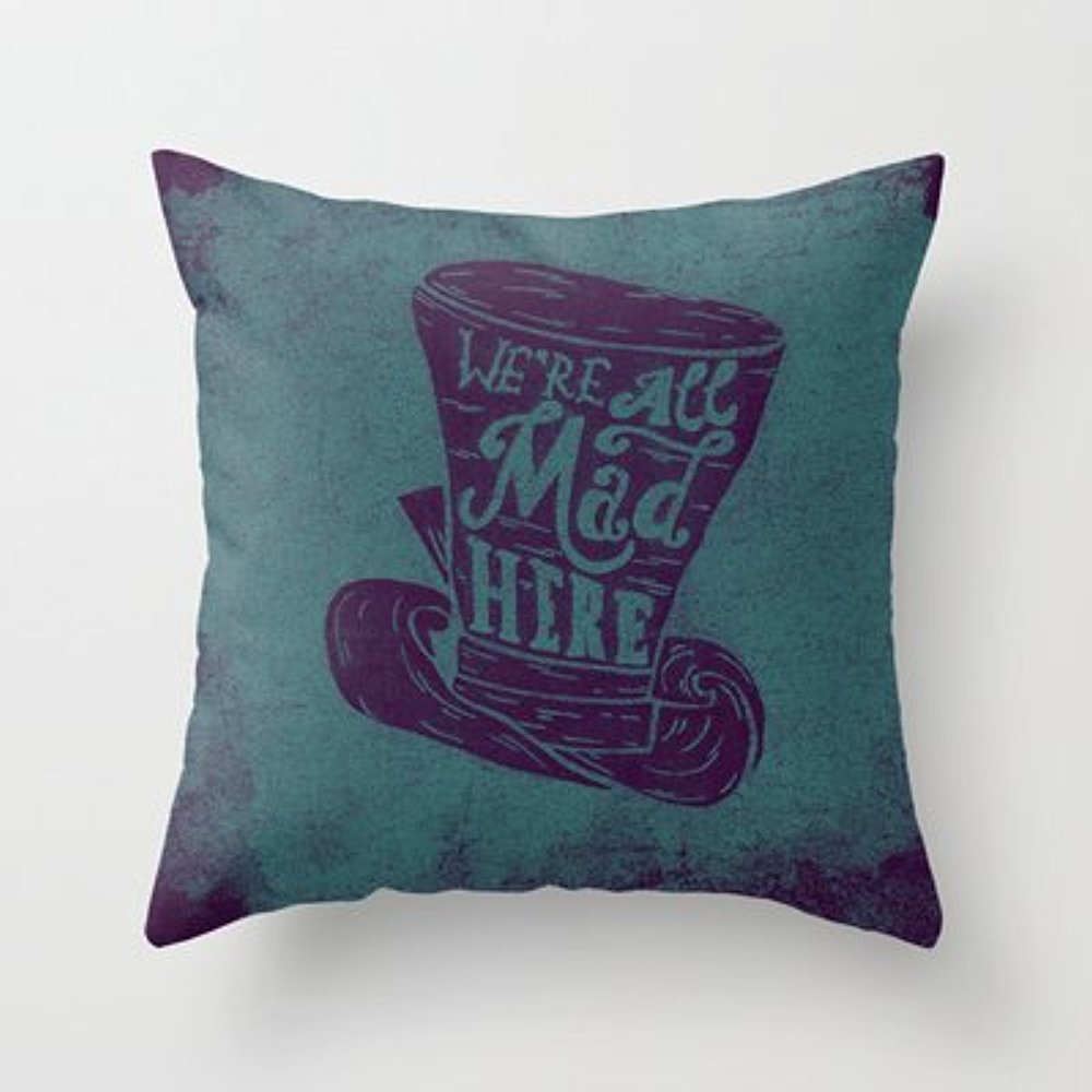 My Honey Pillow Alice In Wonderland Throw Pillow By Drew Wallacefor Your Home