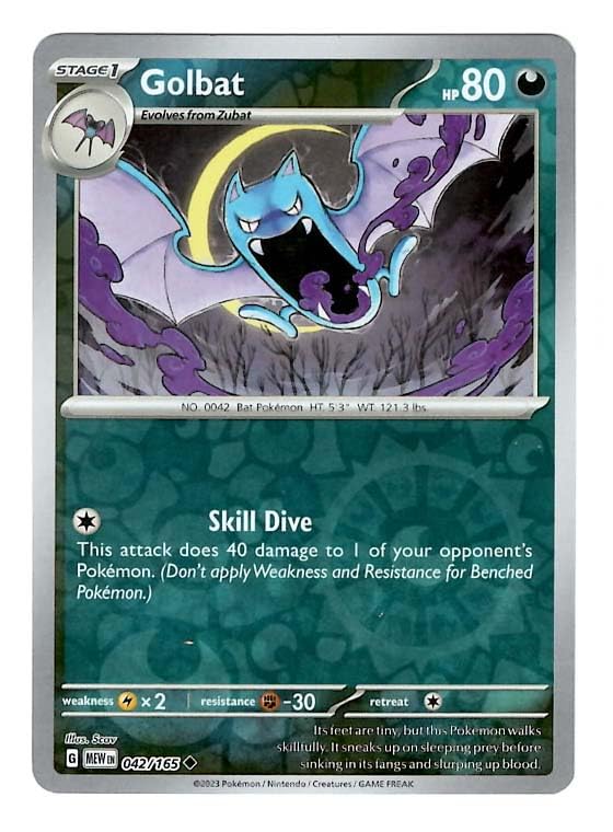bat pokemon card My pokmon collection : r/pkmntcgcollections Stage 1 Zubat HP 40 Revealing Echo
