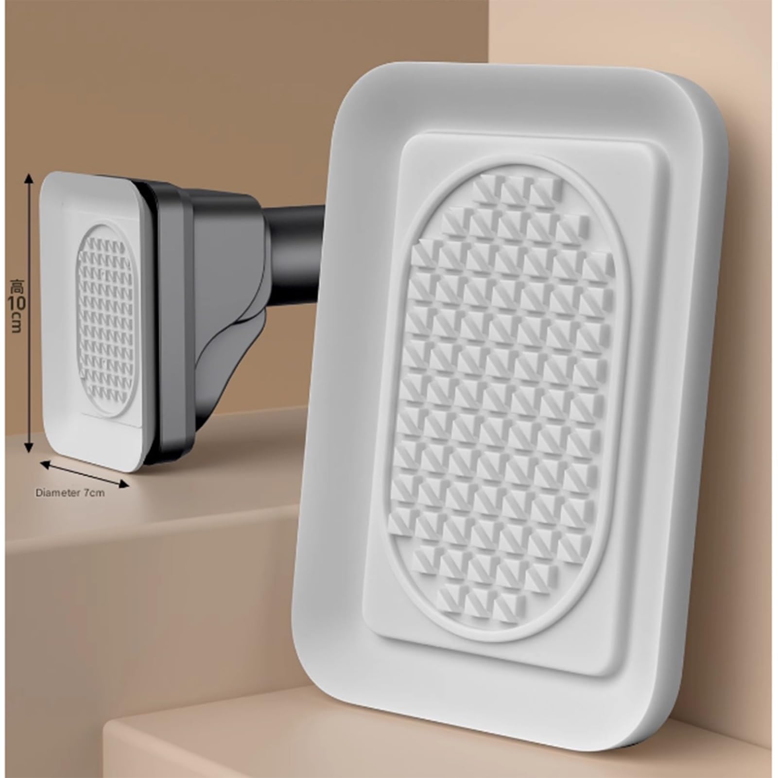 Asta di tensione espandibile in acciaio inossidabile per installazione di armadi, docce e finestre senza perforazione