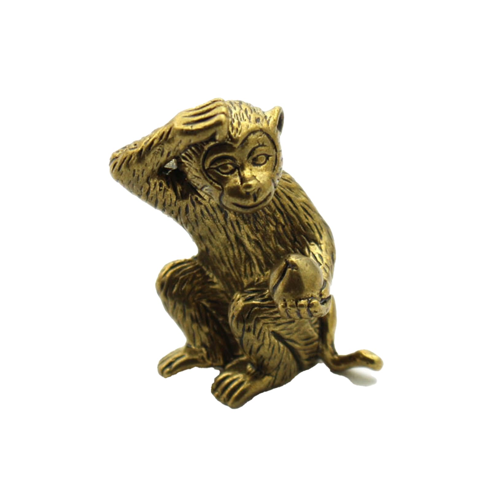 ESTINTENG Solid Brass Tabletop Home Decoration Small Ornaments, Copper Decorations and Decorations-monkey