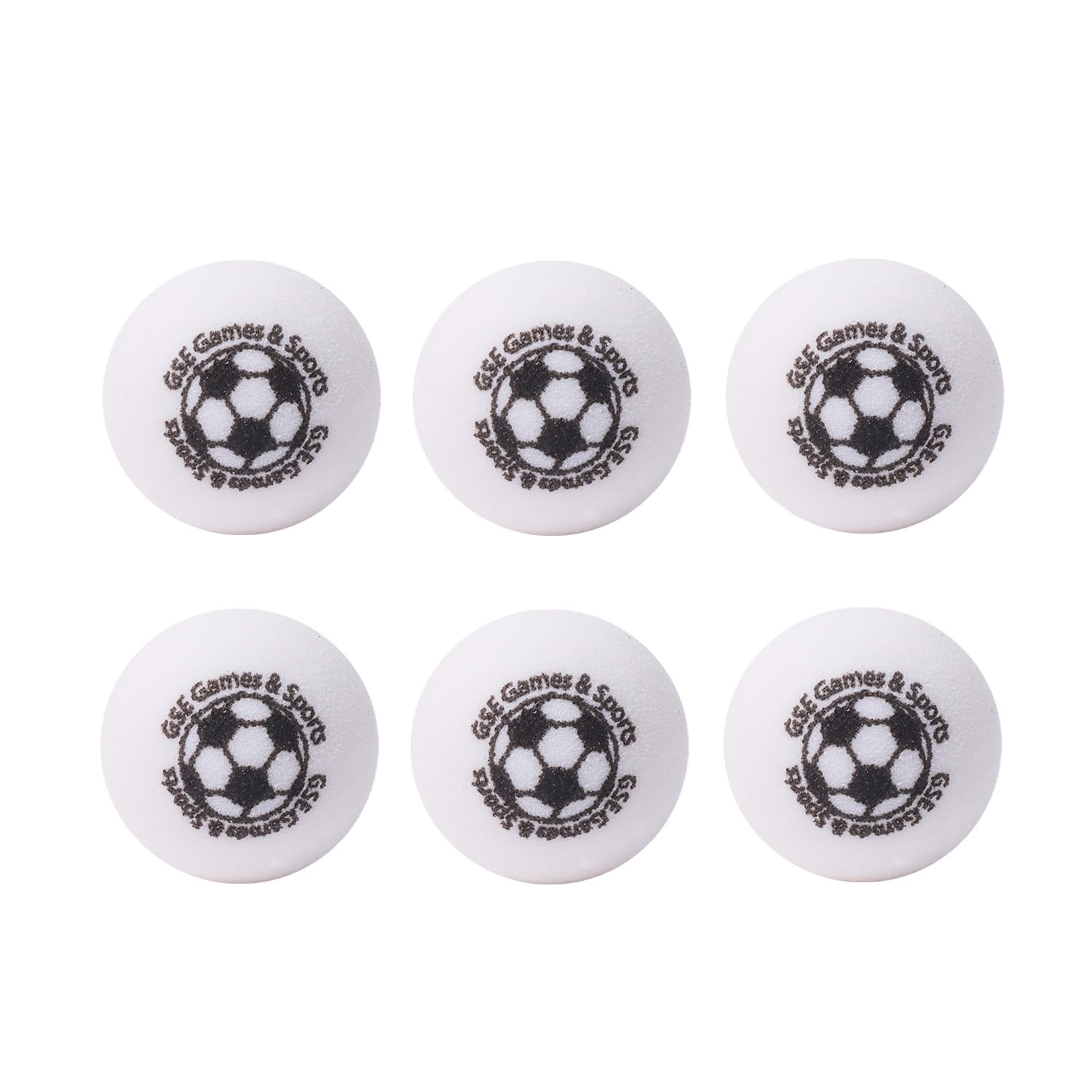 GSE Games & Sports Expert Tisch-Ersatz-Fußballbälle, reguläre Größe 35 mm, offizielles Turniertisch-Zubehör, Tisch-Zubehör