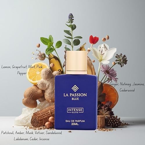 Miniatura 4 de INTENSE ELITE Spray Eau De Parfum para hombres y mujeres (La Passion Blue Mini)