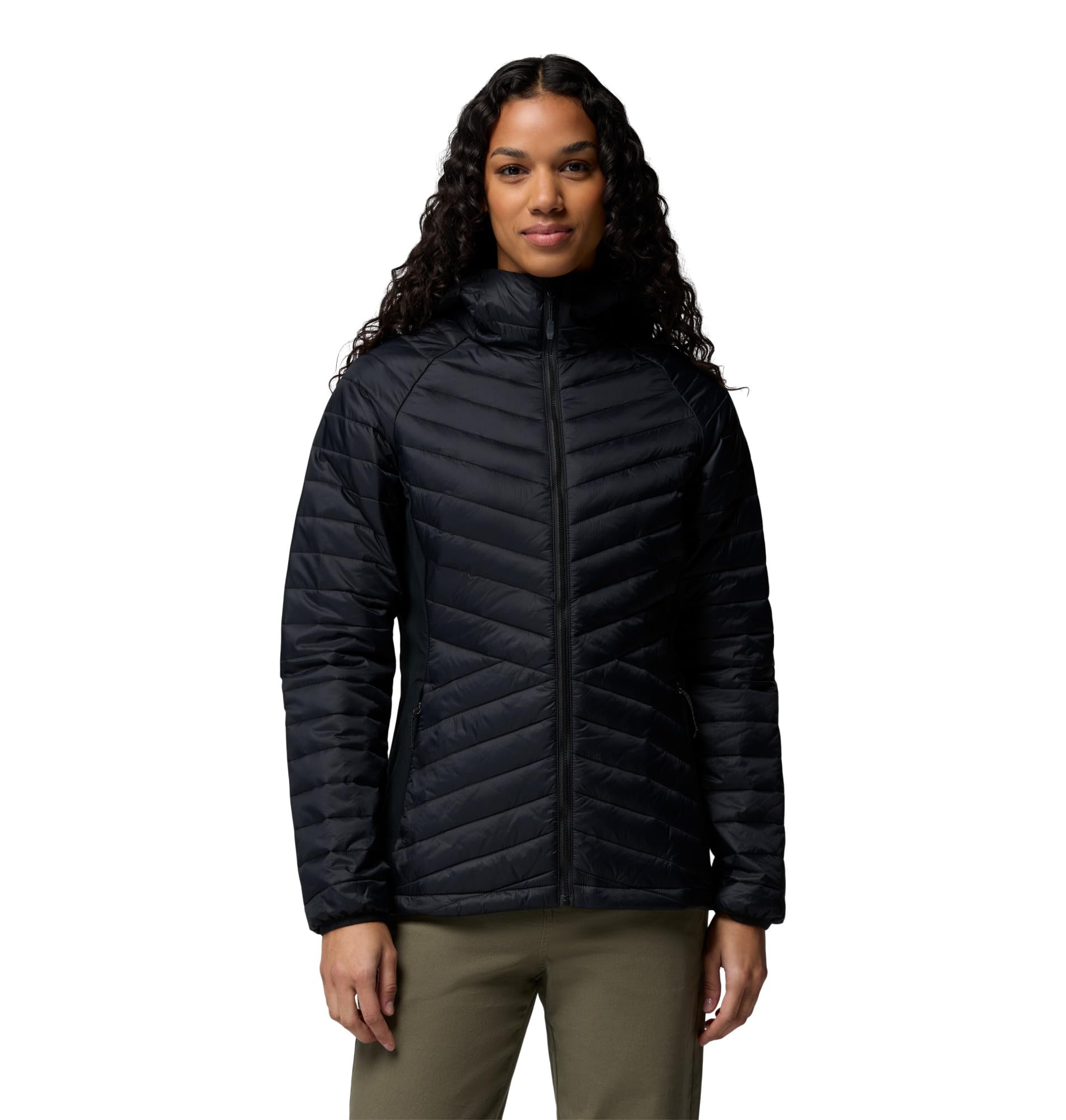 Columbia Sportswear Women's Black Columbia - Powder Pass™ Iii Hybrid Insulated Jacket - Extra Small