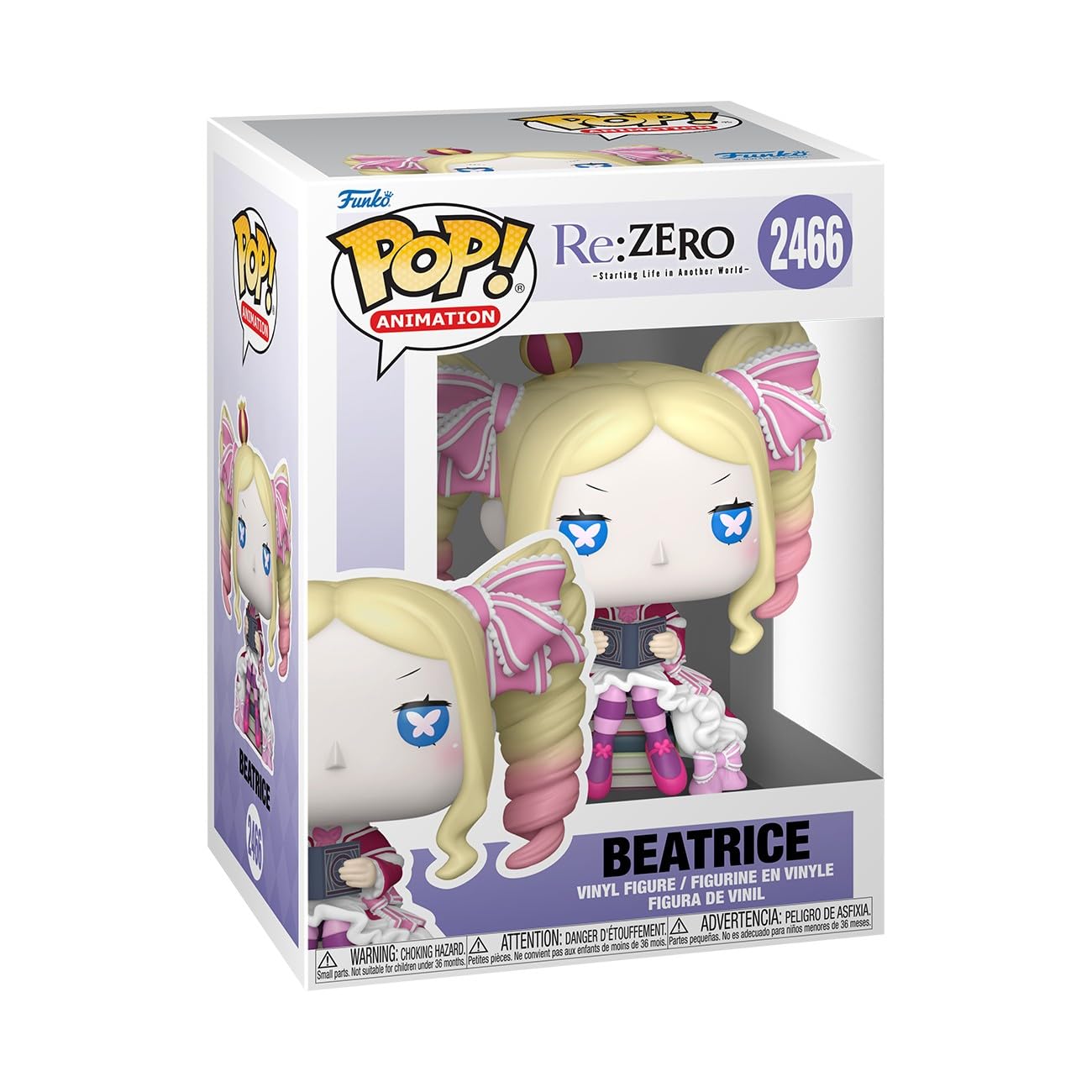 Funko Pop! Animation: re:Zero - Beatrice - Figura de Vinilo Coleccionable - Idea de Regalo - Mercancía Oficial - Juguetes para niños y Adultos - Figura Modelo para coleccionistas y exhibición