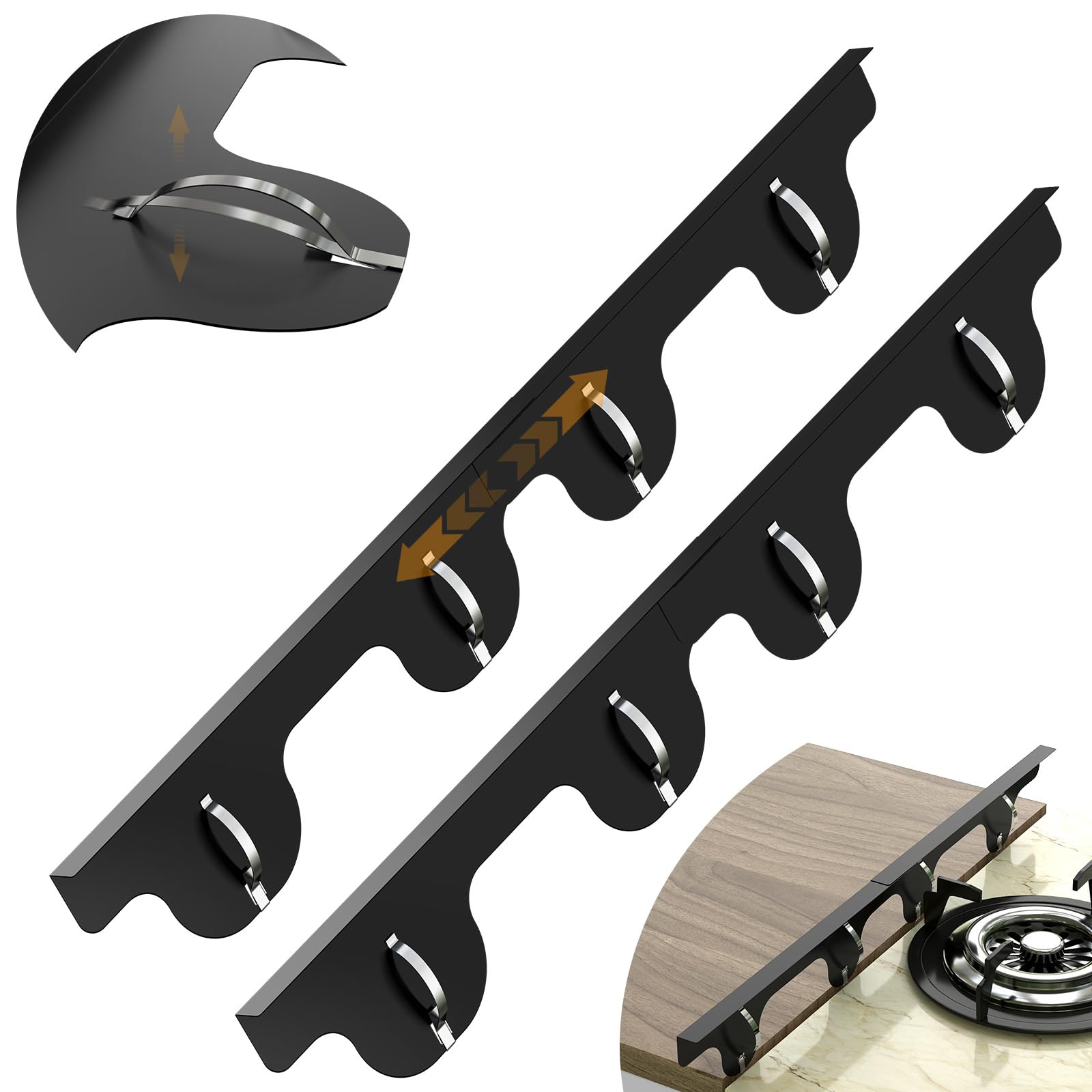 Stainless Steel Stove Gap Covers