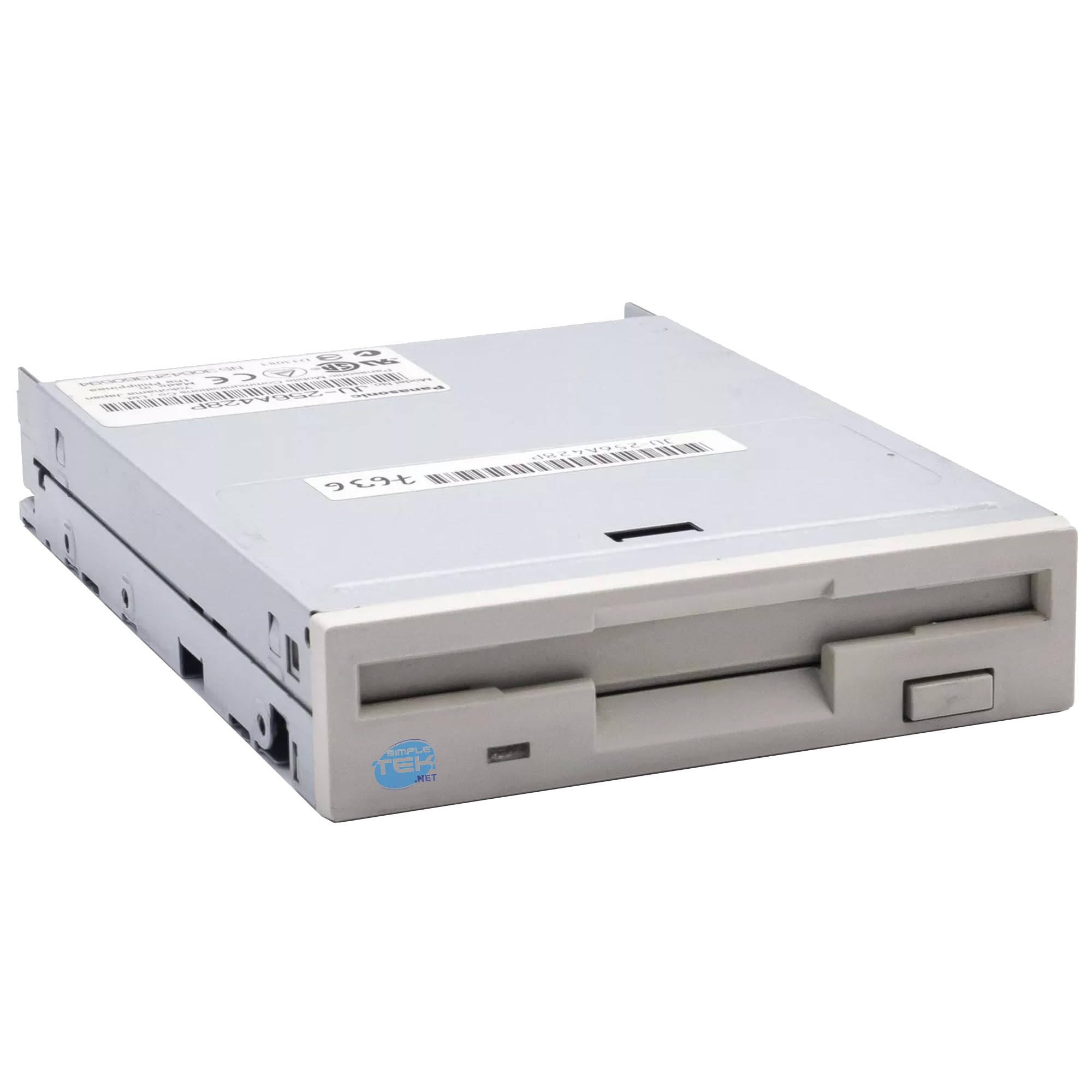 SIMPLETEK - Lettore Floppy Disk 3.5" JU-256A428P Interno IDE PATA EIDE Bianco (Ricondizionato)