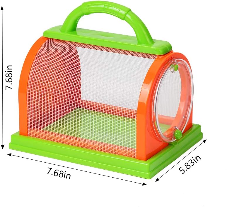 Kids Bug Catcher Kit for Outdoor Explorer Bug Collection, Magnifying Glass, Butterfly Net, Critter Case, Tweezers and Bug Observation Container for Boys and Girls Toddlers Science Educational Playset
