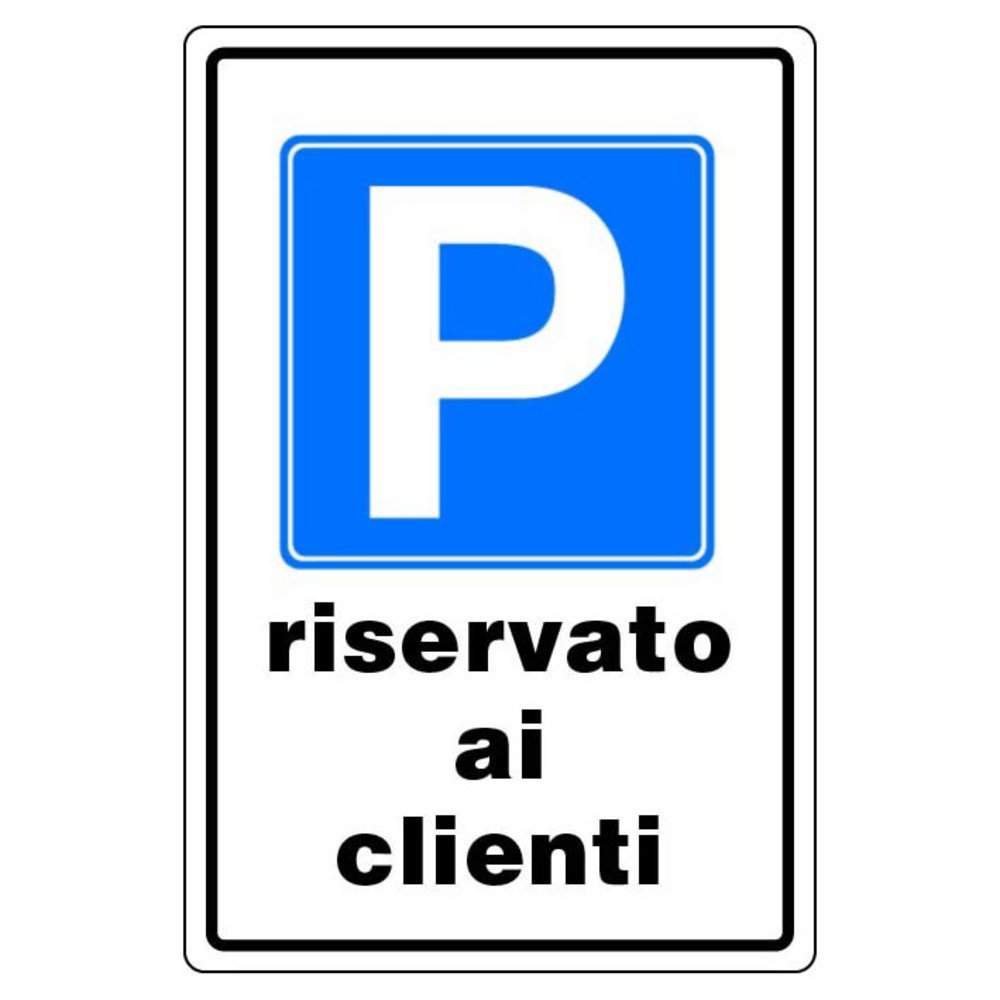 Cartello Cartello di Parcheggio Foro adesivo in schiuma rigida in lega di allumi