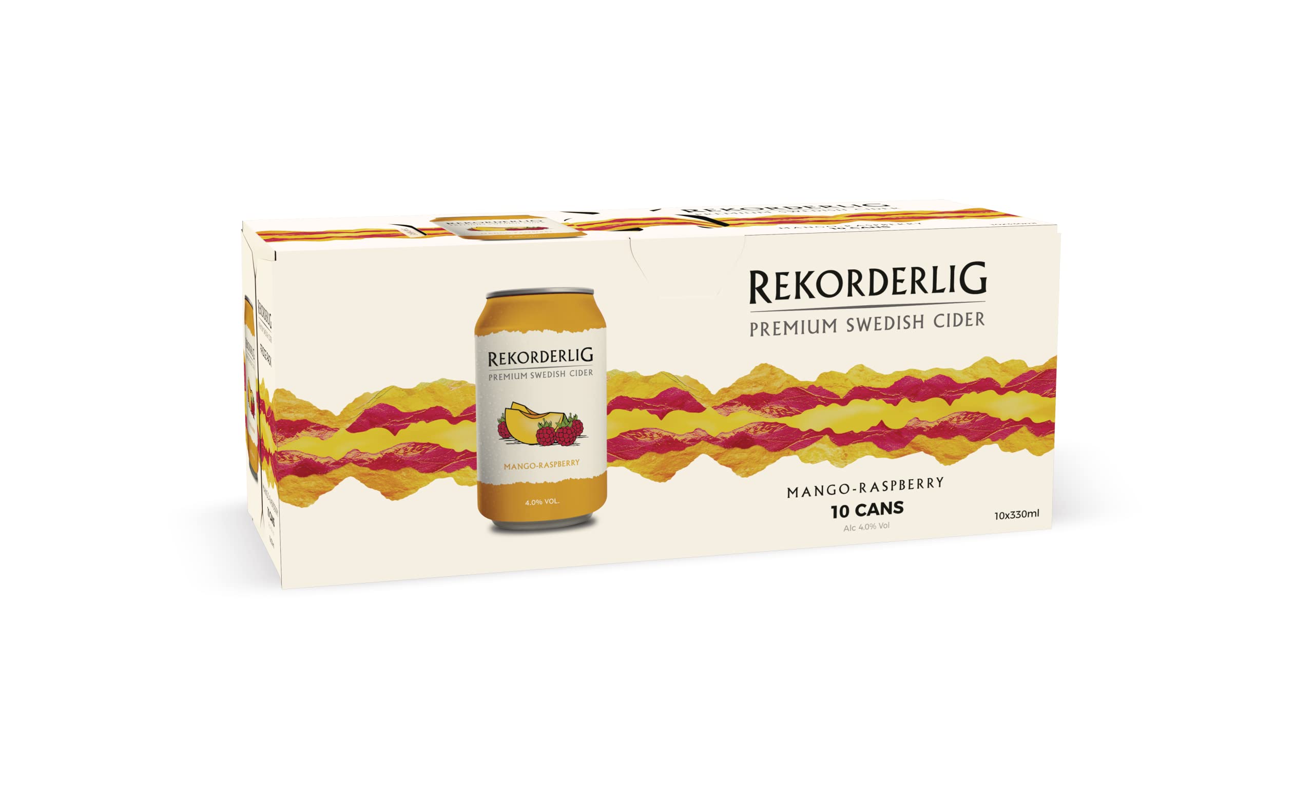 Rekorderlig Mango-Raspberry Cider 10 x 330 ml (cans)