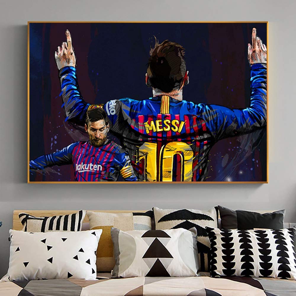 Magic Canvas Art - Afbeeldingen Lionel Messi FC Barcelona Magic Canvas Art - Afbeeldingen Lionel Messi FC Barcelona