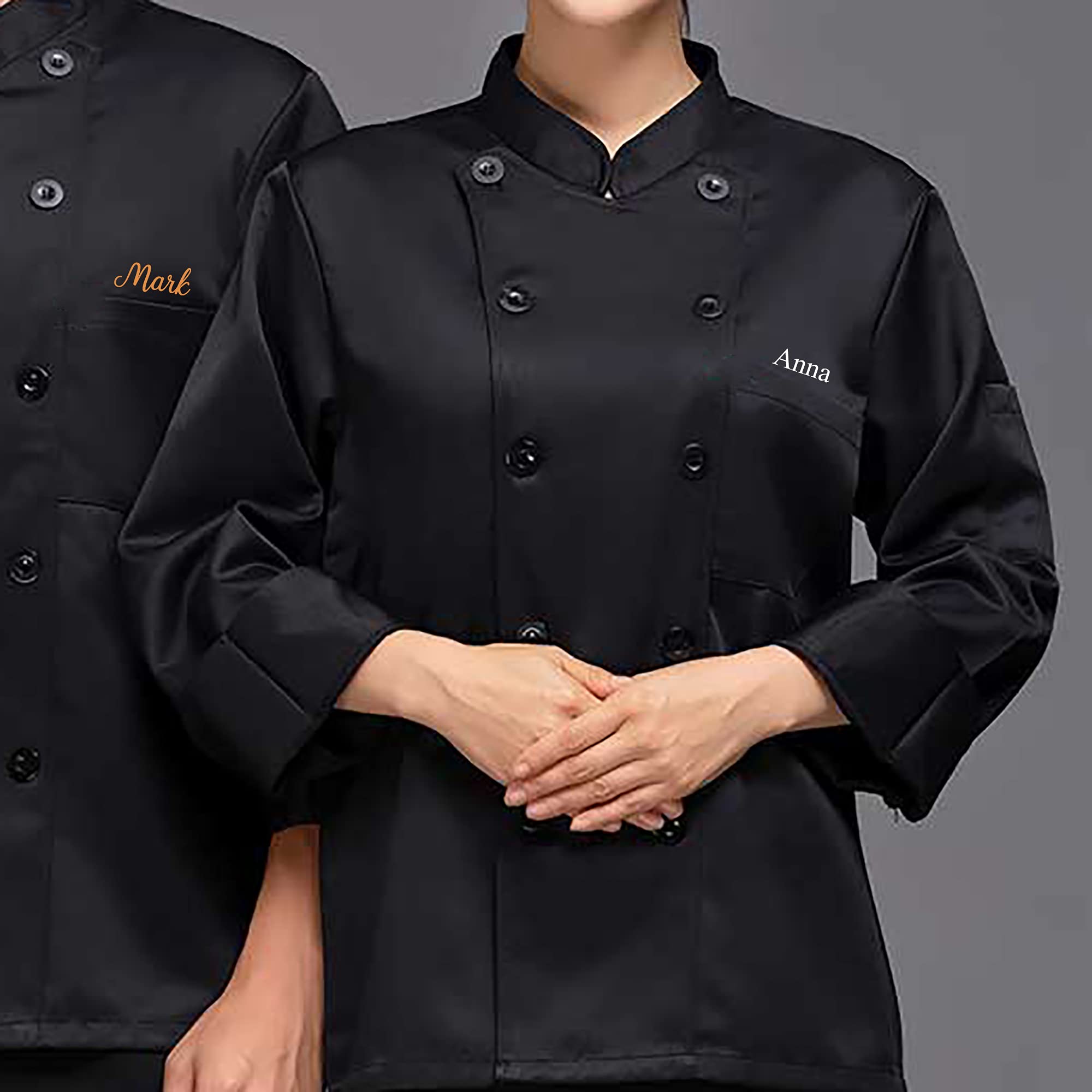 Manteau de chef personnalisé Chemise de restauration à manches courtes/manches longues Personnalisé Hôtel Cuisine Restaurant Uniforme Boulangerie Cuisinière Service alimentaire Veste de chef
