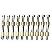 Vista 2 de 10 unids 0.315 in 5/16 "para pernos sin amor, fabricación de cuchillos, sujetadores de mango, escalas, tornillo de latón