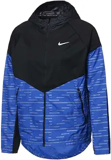 NIKE ナイキ Therma-FIT レペル ラン ディビジョン ウインドブレーカー ランニングジャケット L(176-184cm) 国内正規品 DV8101 ブルー/ブラック