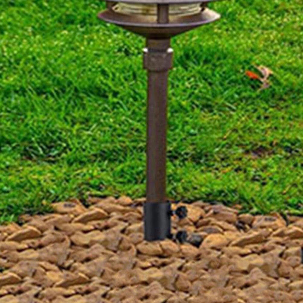 4pcs Metal Ground Stakes for Solar Lights Replacement Stakes for Garden Pathway Wind Resistant Light Holders for Outdoor Decor and Landscape Lighting
