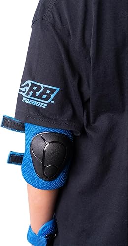 Miniatura 5 de Rude Boyz - Juego de almohadillas para casco de bicicleta, rodilleras, coderas, muñequeras para niños y niñas