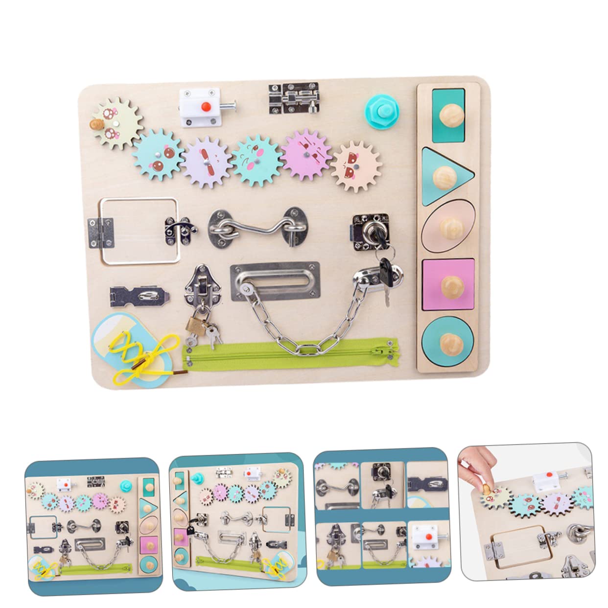 Tabellone Giocattolo Per Bambini Educazione Prima Infanzia Giocattolo Legno Puzzle Divertente